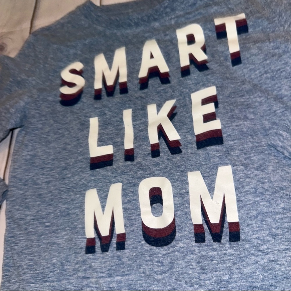 Smart Like Mom Tee - Toddler Size 4T - Picture 3 of 4